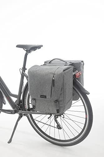 New Looxs unisex vuxen Nova dubbel racktime dubbelpack väska, grå, 32 liter
