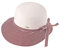 Miuno® Damen Sonnenhut Faltbarer Partyhut Stroh Hut Schleife Glocke H287 (Rot)