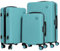 CABIN GO 5513 - Set di 3 valigie - bagaglio a mano da 55 cm, valigia media da 65 cm, valigia grande da 76 cm, in ABS rigido