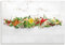 ARTLAND Spritzschutz Küchenrückwand Küche Herd Glas mit Motiv 80x55 cm Kräuter Essen Lebensmittel Chili Gewürze Chilischote Peperoni U1RK