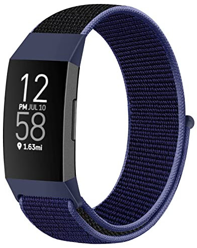 Runostrich Nylon Armband Kompatibel mit Fitbit Charge 4/Charge 3/SE, weiches Ersatzarmband atmungsaktives Sportarmband mit Uhrenarmbänder für Damen Herren