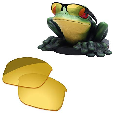 Acefrog Ersatzgläser für Oakley Flak Jacket Sonnenbrillen - HD Gelb