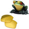 Acefrog Ersatzgläser für Oakley Flak Jacket Sonnenbrillen - HD Gelb