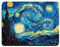 My Custom Style Klassische Neopren-Fußmatte, Sternennacht, Van Gogh# 18 x 22 cm
