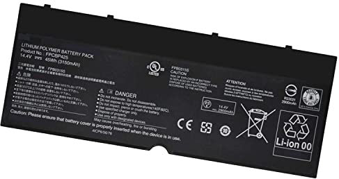 Backupower Ersatz 14.4V 45WH FPCBP425 Akku Kompatibel mit Fujitsu LifeBook T904 T935 T936 U745 2-in-1 Ultrabook Series FMVNBP232 FPB0315S Notebook