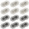 nbeads 20 Set Legierung Druckknöpfe, 2 Farben Vintage Metall Druckknöpfe Zum Annähen Für Kostümdesign Handtasche Kleidung Nähen Handwerk DIY Lieferung, 25 mm In Durchmesser