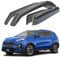 Goodyear Incasso Deflettori antiturbo Compatibile con Kia Sportage 2016-2021 QL - Accessori Auto - Deflettori finestrini - Deflettore Aria Auto - Protezione Meteo - Facilità di Installazione - 4 PZ