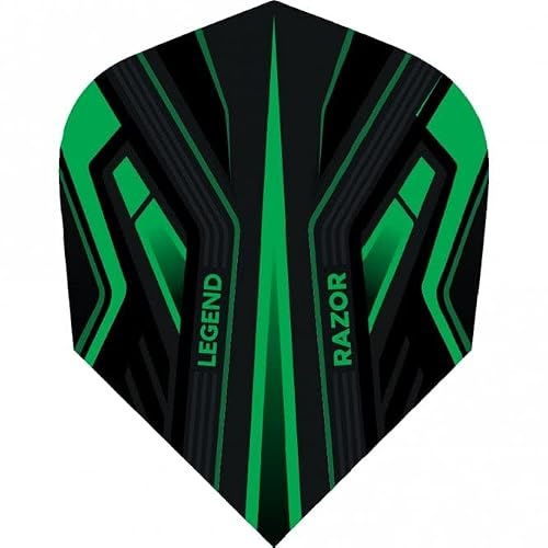 THOR-DARTS Thor-Sports Legend Razor Dart Flights - 100 Micron Standardform A (breit, Nr.2) Flights