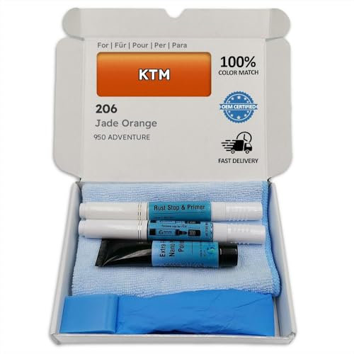 Genuine Colors Lackstift Jade ORANGE 206 für KTM 950 Adventure