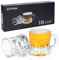 ZZYFGH 10 Pack Mini Beer Shot Glasses, Mini Glass Beer Mug with Handle 1.0 Ounce,Tequila,Vodka Shot Glasses, Great for Father, Husband, Birthday or Friend Party Present (Set of 10-1.0 oz)