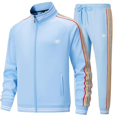 W JIANWANG Ensemble de Survêtement pour Homme Jw-2501 Homme (lot de 2)