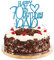 Happy 70th Birthday Cake Topper, 70th Birthday Decorations for Her, Happy Birthday Cake Topper Decoration, 70th Birthday Cake Topper, Birthday Cake Toppers, 70th Birthday Theme Party Supplies Blue