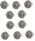 20-Teiliges Set Voller Diamant kugelförmiger Knopf schmuck creative kostüm accessoires von hand gemacht tütchen säckchen jewellery handmade sewing style Strickjacke Messing Zubehör
