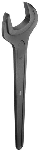 sourcing map Single Open Ended Spanner Wrench, 41mm, Thicken CR-V Steel Open End Wrench Tool for for Automotive Repair and Furniture Assembly, Black