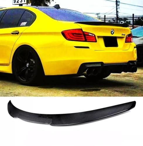 Auto Perfectionists UK Rear Boot Spoiler Compatible With BMW 5 Series M5 F10 2010-2017 M4 Style ABS Carbon Fibre
