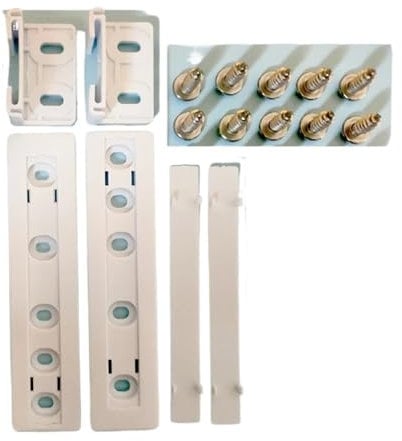 TH1000XUE Pezzi di Ricambio for Kit da Incasso for Guida Scorrevole Porta Frigorifero/Armadio Integrato(2pcs Set)