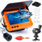 Fish Depth Finder Real Time Underwater Fishing Camera Portable Fish Finder 4.3 HD LCD Monitor & IP68 Waterproof Camera 100ft Long Cable & IR LED Night Vision Wide Angle Lens for Lake Boat Ice Fishing