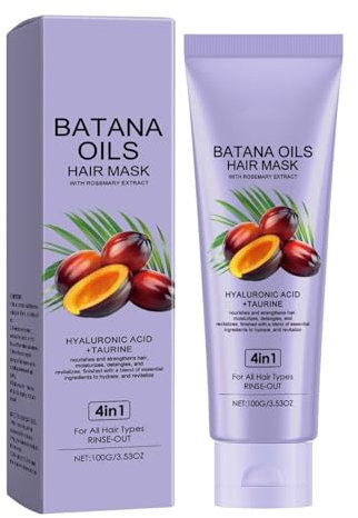 Haarmaskeöl-Haarpflege Gegen Frizz, Spliss, Geschädigtes Haar, Haarbruch - Shiny Hair Mask Für Sehr Trockenes Haar - Natürliches Haaröl Haarkur - 100 Ml