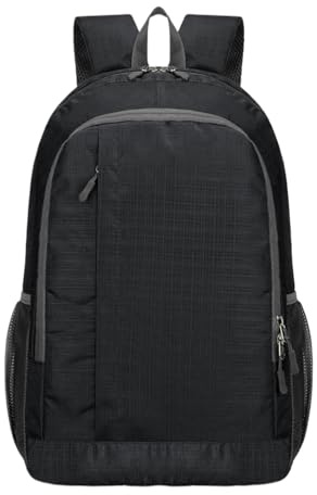 Wander-Tagesrucksäcke, wasserdichter Outdoor-Rucksack, leicht, 30 l, Reiseausrüstung, atmungsaktive gepolsterte Riemen, mehrere Aufbewahrungsfächer, für Männer und Frauen, Camping, Radfahren, Trekking