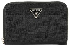 GUESS Rosalba SLG Medium Zip Around Wallet M Black
