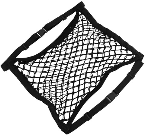 DECHOUS Beifahrersitz Organizer aus Polypropylen mit Elastischem Netz und Doppeltem Design für Zuverlässige Aufbewahrung von Handtaschen im Auto Innenraum