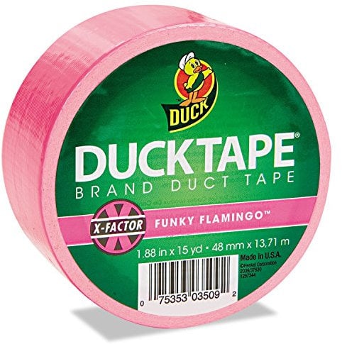 Duck 430975 - Cinta adhesiva, 48 mm x 13.7 m, color rosa