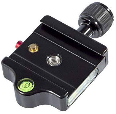 SIRUI MP-20 Schnellwechselbasis (Alu, 1.4 Zoll und 3.8 Zoll, 78 x 56 mm, 78 g) schwarz