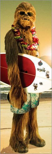 Star Wars Poster Chewbacca Surfin' (53cm x 158cm)