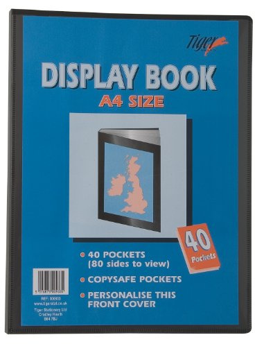 DISPLAY PRESENTATION BOOK SIZE A4 - 40 POCKETS 80 TO VIEW