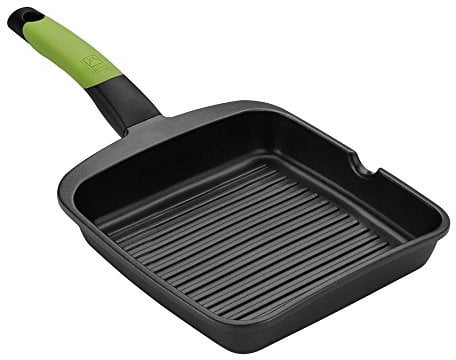 BRA Grill Asador Aluminio Fundido Prior 28 Cm Induccion