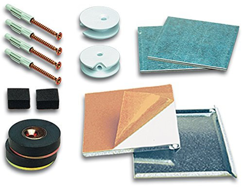 Spiegelbefestigung Magnetset SafemaX® 08 für Spiegel bis 0.8 m² bei 6 mm Dicke