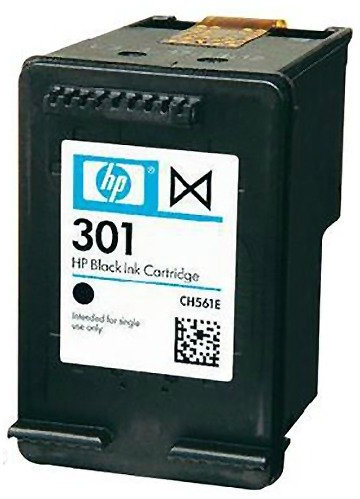 Original HP 301 Tintenpatrone für HP Deskjet 3050A Drucker, Schwarz