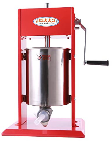 Hakka 22 Lbs(10 Liter) Sausage Stuffer 2 Speed Stainless Steel Vertical Meat Filler