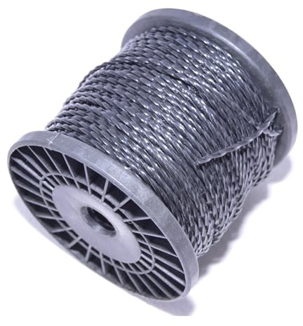 80m Mähfaden Ersatzfaden TWIST 2,4mm 2,7mm 3,0mm Trimmerfaden Motorsense Freischneider (3,0mm x 80m)