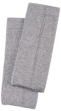 SENIOR ICARE Elastic Cotton Knee Warmers, Knee Sleeves for Men and Women - Circulation Support and Joint Pain Relief, Arthritis Aid, One Pair, Made in Japan