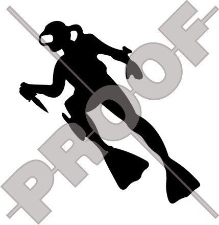 SCUBA DIVING Froschmann Tauchen 210mm Auto & Motorrad Aufkleber, Vinyl Stickers - WAHL VON 22 FARBEN