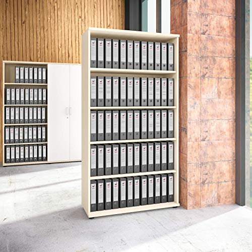 Weber Büro Uni Aktenschrank 5 OH Ahorn Schrank Büroschrank Regalschrank