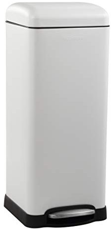 happimess Bote de Basura, White, 30 Liters