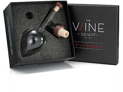 Italian Wine Aerator Decanter Pourer for Red & White Wines - Areadivino In-Bottle Aerator - Enhances Taste - Italian Design - Whiskey & Spirits Gift - 2x5 Inches Clear
