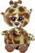 Ty UK Ltd 2005080 Gertie Giraffe - Beanie Boos Stuffed Animal, Multicoloured, 15cm