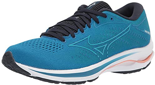 Mizuno Wave Rider 25, Zapatillas para correr Mujer, Imperial Blue Vivid Blue, 6.5 Wide