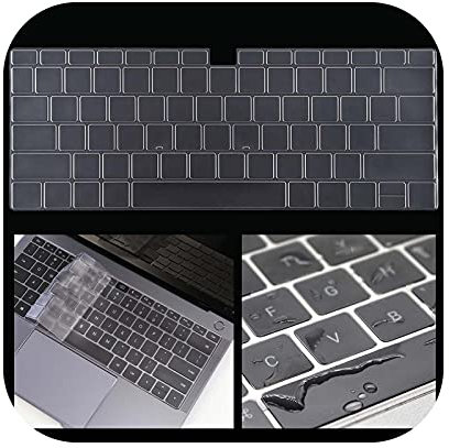Funda de teclado de silicona transparente para Huawei Matebook 14, D14, D15, X 2020, X Pro 13.9, Honor Magicbook 14/15, funda de teclado de silicona transparente