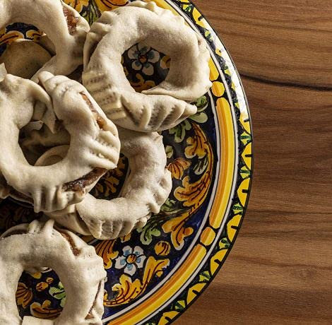 Biscotti Tipici Siciliani Cuddureddi ripieni da 200 gr By Nelson Sicily