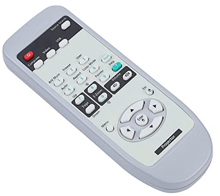 Niiyen Universal-Projektor-Fernbedienung, Smart-Projektor-Fernbedienung, Ersatz-Universal-Projektor-Fernbedienung für EPSON EMP-7800 EMP-7850