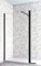 Acezanble Walk in Dusche 60x200cm Duschabtrennung Seitenwand Duschwand mit Flipper Panel