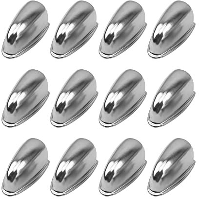 12Pcs Yootones Metall Snare Drum Lug Claw Hook Ohr Trommel Kompatibel mit Bass Drums Snare Drum Percussion Zubehör Ersatz (Silber)