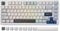 YUNZII YZ75 75% Hot Swappable Wireless Gaming Mechanical Keyboard, RGB Backlights, BT5.0/2.4G/USB-C, Dye Sub PBT Keycaps for Linux/Win/Mac(Gateron G Pro Brown, White)