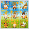 117PCS Fensterdekoration Blumen,Biene Gnom Aufkleber,Fensterbilder Frühling Blumen,Glassticker Selbsthaftend,Fensterbilder Blumen Wiederverwendbar,Fensteraufkleber Bienear