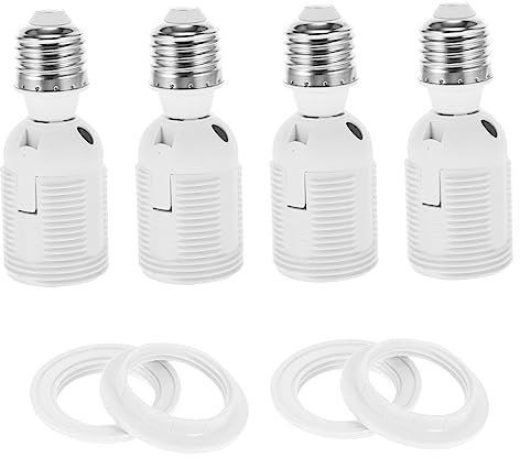 VILLCASE Lampenfassung Konverter Pe-lampenfassungsadapter Für Lampenverlängerung Alterungsbeständig Und Sicher Für Dauerhaften Einsatz