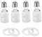 VILLCASE 4er Set E27 Lampenfassung Adapter Lampensockel Verlängerungen Für Glühbirnen PE Socket Extender Für Einfache Installation Und Flexible Beleuchtung
